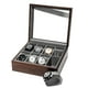 thumbnail image 1 of Caja para relojes de 8 posiciones. Relojero, Joyero para hombre. regalo hombre organizador de relojes. Estuche para relojes hombre. Regalos para hombre cumpleaños, 1 of 9