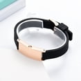 thumbnail image 4 of Personalize Men's Adjustable Leather Bracelet Urn Locket Funeral Bracelet for Cremation Ashes Jewelry, 4 of 6