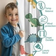 thumbnail image 3 of Blackout Kids Curtains,White Cartoon Dinosaurs Pattern Childrens Insulated Curtains Set Of 2,Bedroom Essentials,Toddler Room Decor 52"x84", 3 of 5