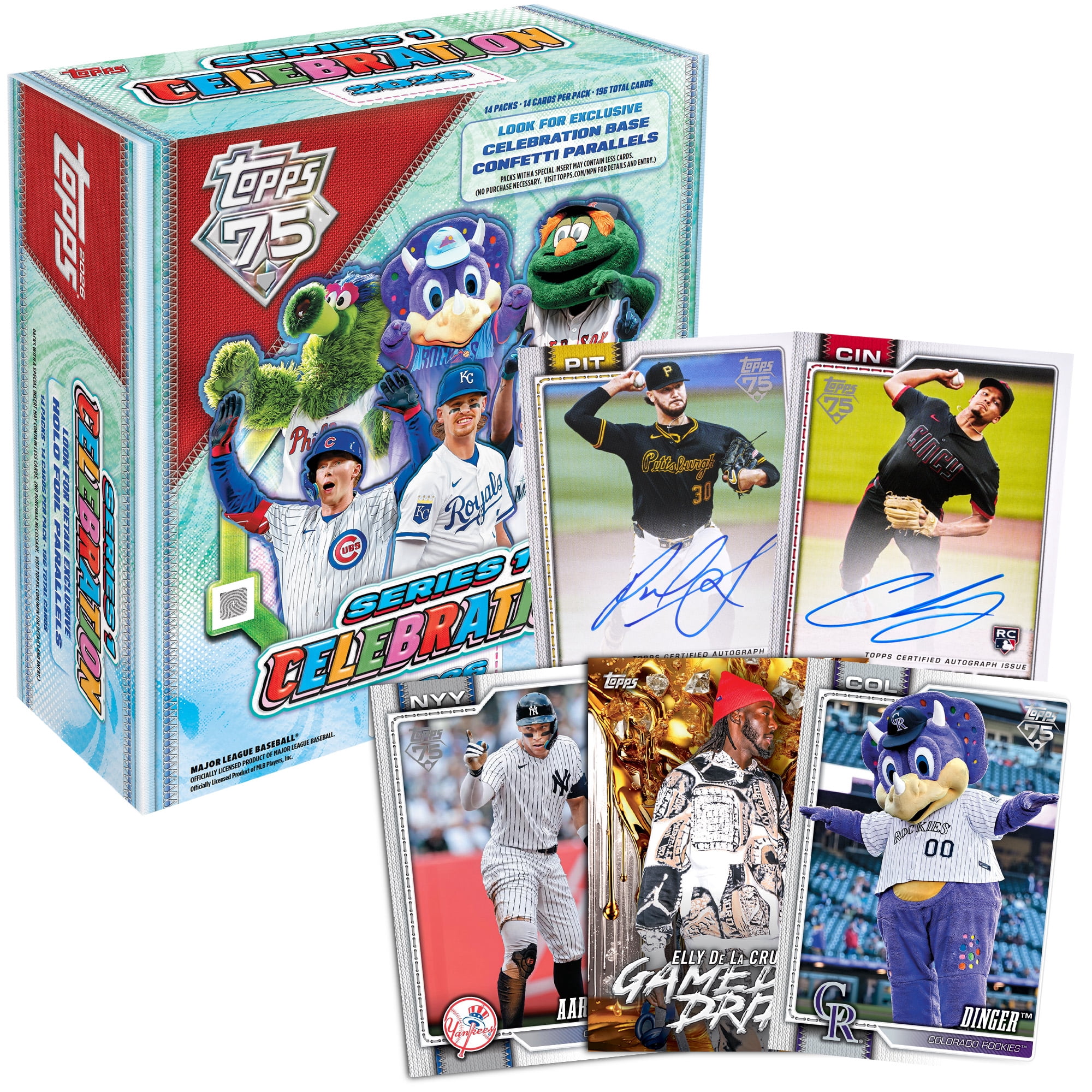 2026 Topps Series 1 Baseball Celebration - Factory Sealed - Mega Box