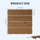 thumbnail image 1 of Historyli 22 piezas de baldosas entrelazadas para terraza,30 x 30 cm (12" x 12"),suelo de madera para exteriores e interiores,baldosas de patio impermeables para todo tipo de clima,fáciles de unir, 1 of 7