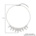 thumbnail image 5 of Glass Sparkle Mix Silvertone Beaded Necklace for Women Jewelry for Women Size 20" Birthday Christmas Gifts, 5 of 6