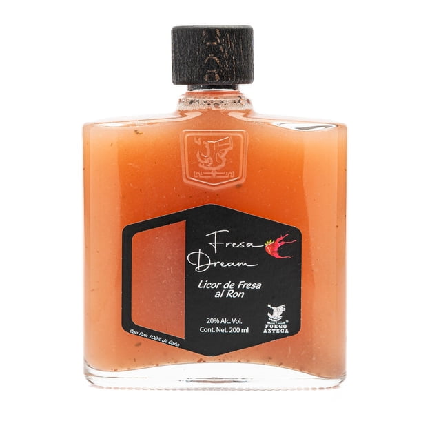 FUEGO AZTECA I 2-Pack Fresa Dream I Licor artesanal de Fresa al Ron