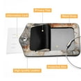 thumbnail image 4 of Luggage Tag, Travel Tags, Handbag Tag - Square PU Leather 2 Pack with Privacy Cover and Stainless Steel Ring - Suitable for Travel, Backpack, Handbag [Amazon Approved] Marble Texture, 4 of 7