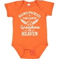 thumbnail image 3 of Inktastic Handpicked for Earth by My Grandma in Heaven Angel Wings Boys or Girls Baby Bodysuit, 3 of 5