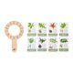 thumbnail image 1 of Tarjetas didácticas sobre plantas,Tarjetas didácticas divertidas de plantas con lupa,Foto realista de aula ligera,Juguetes educativos portátiles,juegos de actividades de, 1 of 9