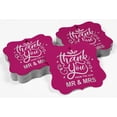 thumbnail image 4 of Inkdotpot Pack Of 50 Thank You From The New Wedding Paper Tags DIY Craft Bracket Shape Real Silver Foil Hang Tags, 4 of 7