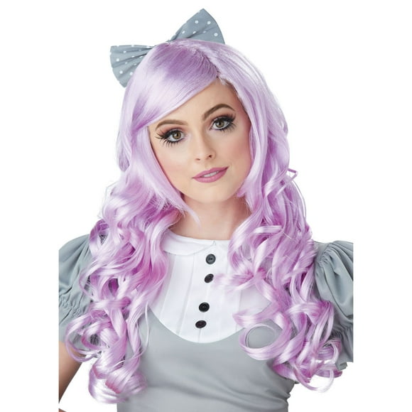 California Costumes Women's Cosplay Doll Wig, Lavender, One Size