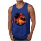 thumbnail image 2 of Camiseta sin mangas de cuello redondo para hombre, blusa informal de verano sin mangas con estampado de cuello redondo para hombre, 2 of 5