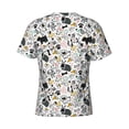 thumbnail image 6 of Qekee Puppy Classic Fit T-Shirt Men's Shirt Men's Tight Short Sleeves for Exercise, Running, Mountaineering - Puppy, 6 of 9