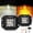 5" Flush Mount, variant on Dual-Color Strobe LED Pod Lights Multi-Mode Offroad Auxiliary Driving Lamps