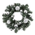 thumbnail image 4 of Christmas Wreath With Battery Powered LED Light String Front Door Hanging Garland Holiday Home Decorations, 4 of 4
