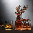 thumbnail image 6 of YUEVE Cups Glass Disposable Deer Bottle 2025 Funny Deer Unique Animal Glass Set Deer For Men Dad Husband Home Bar Decoration For Lovers, 6 of 6