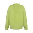 thumbnail image 6 of Vmvidoty Women's V-Neck Drop Shoulder Sweatshirt Casual Loose Fit Long Sleeve Pullover with Pockets(Green, S), 6 of 7