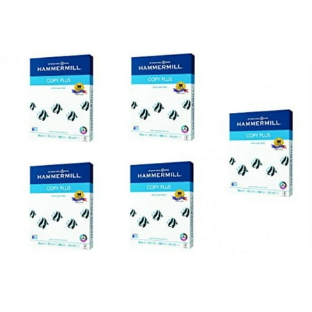 Hammermill Paper, Copy ylLkVY Plus, 20lb, 8.5 x 11, letter, 92 Bright, 500 Count (Pack of 5)