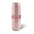 thumbnail image 4 of Toothbrush Case Portable Toothpaste Container Dust-Proof Sanitary Plastic Daily Use Simple Toothburshes Holder College Hiking four cups-pink, 4 of 8