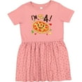 thumbnail image 3 of Inktastic Im Four Pizza Birthday Party Girls Toddler Dress, 3 of 5