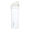 thumbnail image 2 of Owala FreeSip Stainless Steel Water Bottle, 19 Oz., Shy Marshmallow White or Gray, 2 of 5