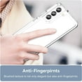 thumbnail image 3 of Case for Samsung Galaxy S22 Plus Case Slim Dropproof [Defend from Drop/Scratch/Slip/Fingerprint] Clear Acrylic Hard Back Soft TPU Bumper Hybrid Phone Cover for Samsung S22 Plus-Crystal Clear, 3 of 16
