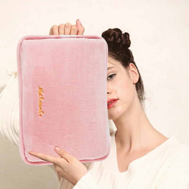 Rechargeable Hot Water Bottle Soft Hand Inserted Hot Water Bottle Hand Warmer For Handheld Heater Hand And Feet Warmers Hand And Feet Warmers for Reusable Heat Pack Hands Cute Heat Pad
