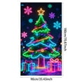 thumbnail image 3 of BotaniNest Perles de Porte Lumineuses pour Fête Fluorescente, Rideau d'Entrée Intérieur Extérieur, 3 of 5