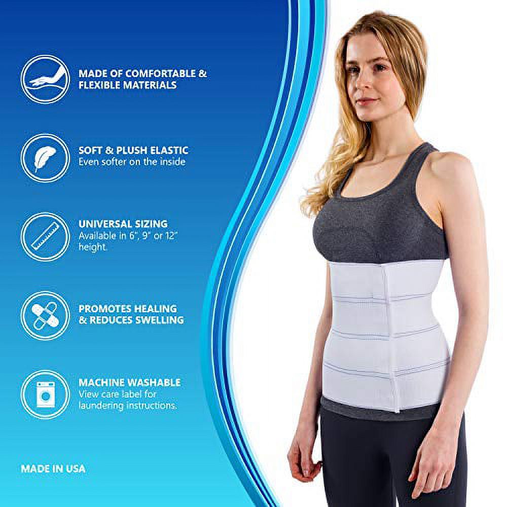 NYOrtho Abdominal Binder Compression Wrap Lower Waist & Belly Support Band, 4 Panel 45" to 60" - image 2 of 7