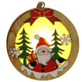 thumbnail image 1 of Adorno de árbol de navidad de artesanal luminoso brillante con de de lámpara LED pequeño ornamento para de vacaciones Santa Claus redonda Sunnimix Colgante de Navidad, 1 of 8