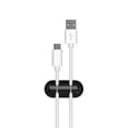 thumbnail image 4 of Clips organizadores de cables de escritorio, paquete de 3, organizador de cables, gestión de cables, almacenamiento de cables para cargadores USB, mouse, auriculares y cables de PC, 4 of 5