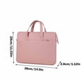 thumbnail image 3 of Laptop Bag 14 Inch, Business Briefcase Gifts for Men Women, Water Resistant Messenger Shoulder Bag, Office Bag, Carry On Laptop Case for Notebook/Computer/Laptop, 3 of 6
