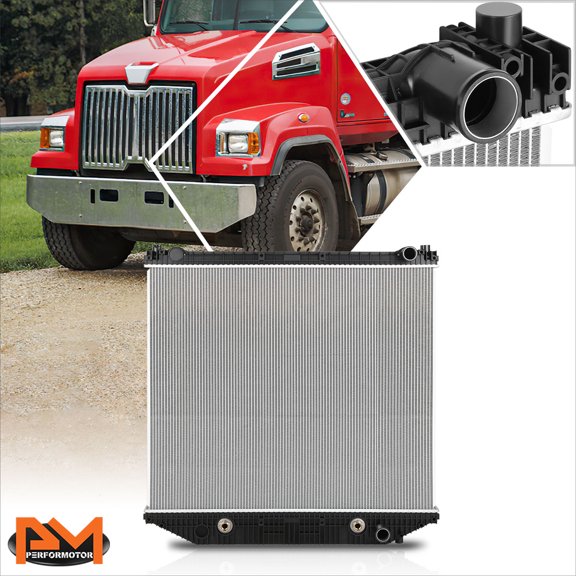 PM PERFORMOTOR for 08-17 Western Star 4700SF 4700SB/Sterling Truck L7500 L8500 2-Row Radiator