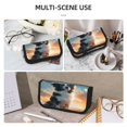 thumbnail image 5 of Fotbe Cloud Border Collie Pattern Pencil Case,Canvas Pen Case, Multi- Slot Pencil Pouch, Portable Pencil Bag, Pen Case for& Office, Makeup Bag ,Zipper Pouch, 5 of 6