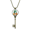 thumbnail image 1 of Pineapple Trend Couple Tropical Fruit Key Necklace Pendant Tray Embellished Chain, 1 of 3