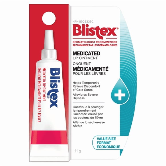 Blistex® Pommade Médicamenteuse pour Lèvres - Format Économique, LO 1 x 11g