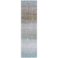 thumbnail image 2 of Addison Rugs Chantille Indoor/Outdoor Transitional Stripes Putty Machine Washable Runner Rug, 2'3" x 7'6", 2 of 7