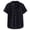 Black, variant on Summer Men's Solid Color Standing Collar Short Sleeved Shirt Mens Summer Shirts