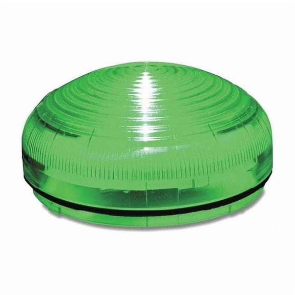 Federal Signal Beacon Warning Light,Green,LED SLM350G