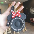 thumbnail image 1 of Disney-monedero de Mickey y Minnie para niños, billetera de dibujos animados, llavero de silicona, mochila colgante, Mini bolsa de almacenamiento de dinero, regalo8CHINA Fivean unisex, 1 of 2