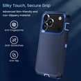 thumbnail image 4 of Entronix Rugged Heavy Duty Case for iPhone 17 Pro – Triple-Layer Protective Bumper Cover, Navy, 4 of 5