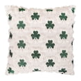 thumbnail image 7 of St Patricks Day Decorations Pillow Cover 18x18 Inch, Plush Velvet-Throw Pillowcase for Couch Sofa, Removable Washable Cushion Cover for Spring Home Decor A, 1Pcs, 7 of 7
