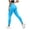 Blue, variant on Anti Cellulite 3D Leggings Compression Resistance Band Leggings for Women Butt Lifting Scrunch Butt Yoga Pants Black 3XL