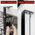 thumbnail image 4 of Cable Management Tray,Cable Organizer for Wire Management, Metal Wire Cable Tray for Office and Home (Set of 2), 4 of 6