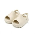 thumbnail image 1 of Pantuflas de coco para niños Boca de pez Sandalias de playa al aire libre con velcro para niños, 1 of 6