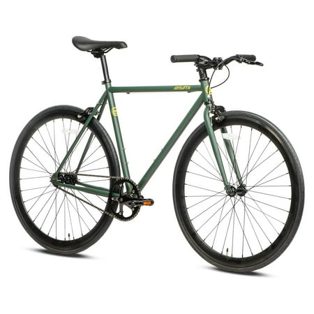 UPC: 0768481967631 | AVASTA 700C 58 In Single Speed Fixed Gear Urban Commuter Fixie Bike Green