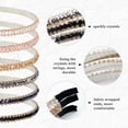 thumbnail image 4 of 6PCS Rhinestone Headbands for Girls Crystal Headband Sparkly Headbands Shiny Hair Headbands, 4 of 6