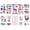 Multicolor, variant on BLUKIDS 8 Sheets Independence Day Stickers for Kids Patriotic Crafts Stickers 4th of July Red White Blue Stickers, Face Stickers Party Favors Games Supplies, Memorial Day