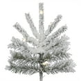 thumbnail image 2 of Vickerman 7.5' Flocked Sierra Fir Artificial Christmas Tree, Multi-Colored LED Dura-Lit lights, 2 of 5