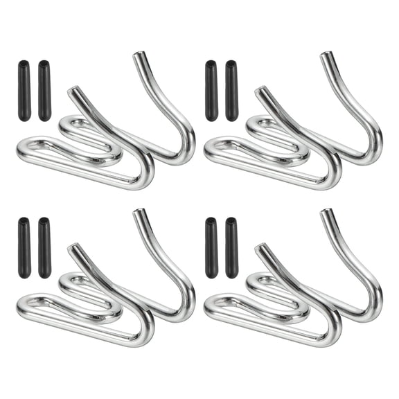 Uxcell Dog Collar Extra Links, Prong Collar for Pets Stainless Steel Pinch Dog Training Collar 2.4mm, (Silver, 4 Set), Intended for Small / Medium / Large Dogs Training