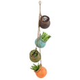 thumbnail image 1 of Cuerda De Cáñamo Maceta Para Flores Suculentas Maceta De Cerámica Para Colgar En La Pared Maceta Para Colgar En La Pared Decoración Para El Hogar Y La Oficina Yuarrent HA034616-00, 1 of 6