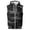 Dark Gray, variant on Delconic Mens Sleeveless Zip Up Hoodie Vest Casual Athletic Lightweight Fleece Lined Camouflage Print Retro Streetwear Outerwear Army Green L