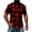 #01 Red 【Mix & Match: Choose Your Favorites】, variant on Men's Short Sleeve Stand Collar Shirt, Casual Plaid Pullover Top, Nylon Spandex Blend, Quick Dry, Lightweight Streetwear for Summer Vacation & Daily Fashion, Urban | Zenithor,Red L
